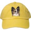 Papillon Embroidered Caps