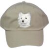 West Highland White Terrier Embroidered Cap - Image 5