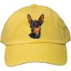 Doberman Pincher Embroidered Caps