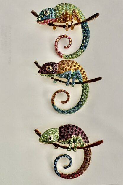 Chameleon Pin Brooch