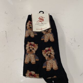 Dog print socks